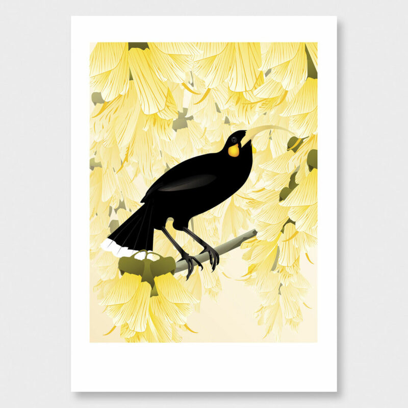 Two Huia Unframed Print 14/150 main image 1